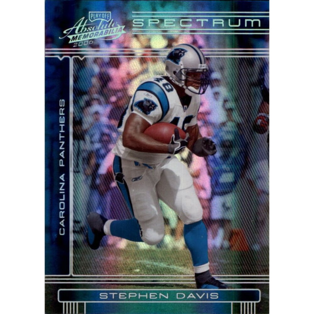 2006 Absolute Memorabilia Spectrum Silver Football Card #26 Stephen Davis 42/100